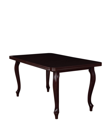 Stół nr 3 Fornir, zaowalony, rozkładany, drewniane nogi, 160-200/77/90 cm, FEMIX Stół nr 3 Fornir, zaowalony, rozkładany, drewniane nogi, 160-200/77/90 cm, FEMIX