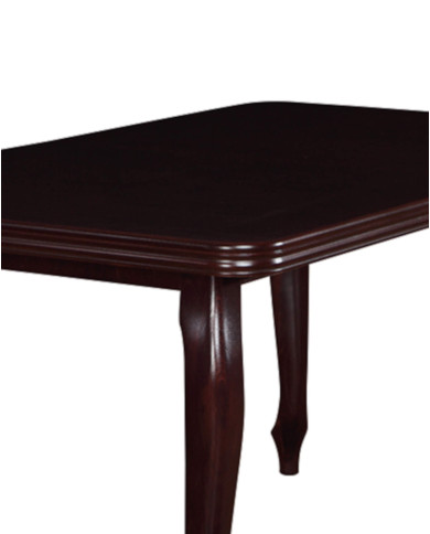 Stół nr 3 Fornir, zaowalony, rozkładany, drewniane nogi, 160-200/77/90 cm, FEMIX Stół nr 3 Fornir, zaowalony, rozkładany, drewniane nogi, 160-200/77/90 cm, FEMIX