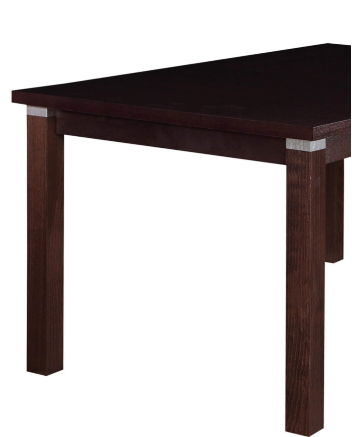 Stół nr 8 Fornir, prostokątny, rozkładany, drewniane nogi, 140-180/77/80 cm, FEMIX