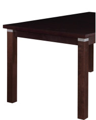 Stół nr 8 Fornir, prostokątny, rozkładany, drewniane nogi, 160-200/77/80 cm, FEMIX