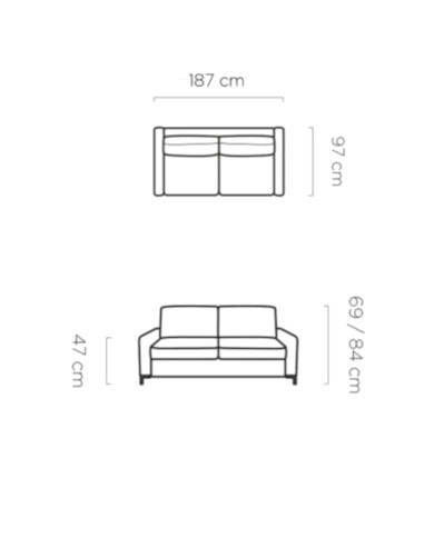 Sofa Tino 140, włoska funkcja spania, materac, Wersal Sofa Tino 140, włoska funkcja spania, materac, Wersal