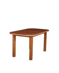 Stół nr 12 Laminat, owal, rozkładany, drewniane nogi, 150-190/77/80 cm, FEMIX
