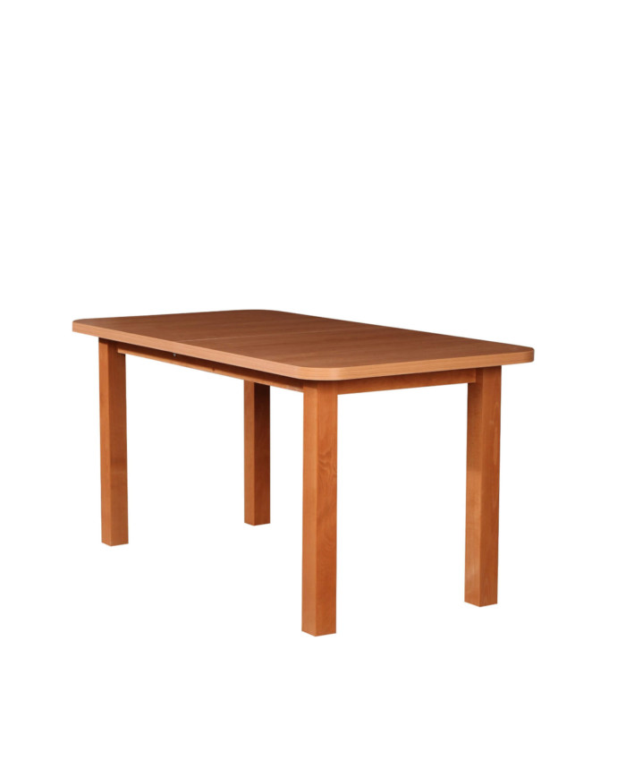 Stół nr 19 Laminat, zaowalony, rozkładany, drewniane nogi, 150-190/77/80 cm, FEMIX