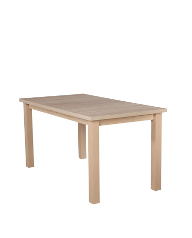 Stół nr 9 Laminat, prostokątny, rozkładany, proste drewniane nogi, 150-190/77/80 cm, FEMIX
