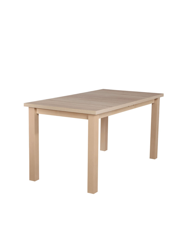Stół nr 9 Laminat, prostokątny, rozkładany, drewniane nogi, 150-190/77/80 cm, FEMIX