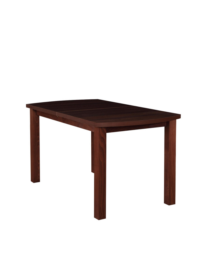 Stół nr 11 Laminat, Owalny - łuk, rozkładany, proste drewniane nogi, 150-190/77/80 cm, FEMIX