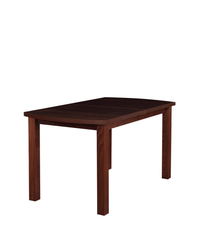 Stół nr 11 Laminat, Owalny - łuk, rozkładany, proste drewniane nogi, 150-190/77/80 cm, FEMIX