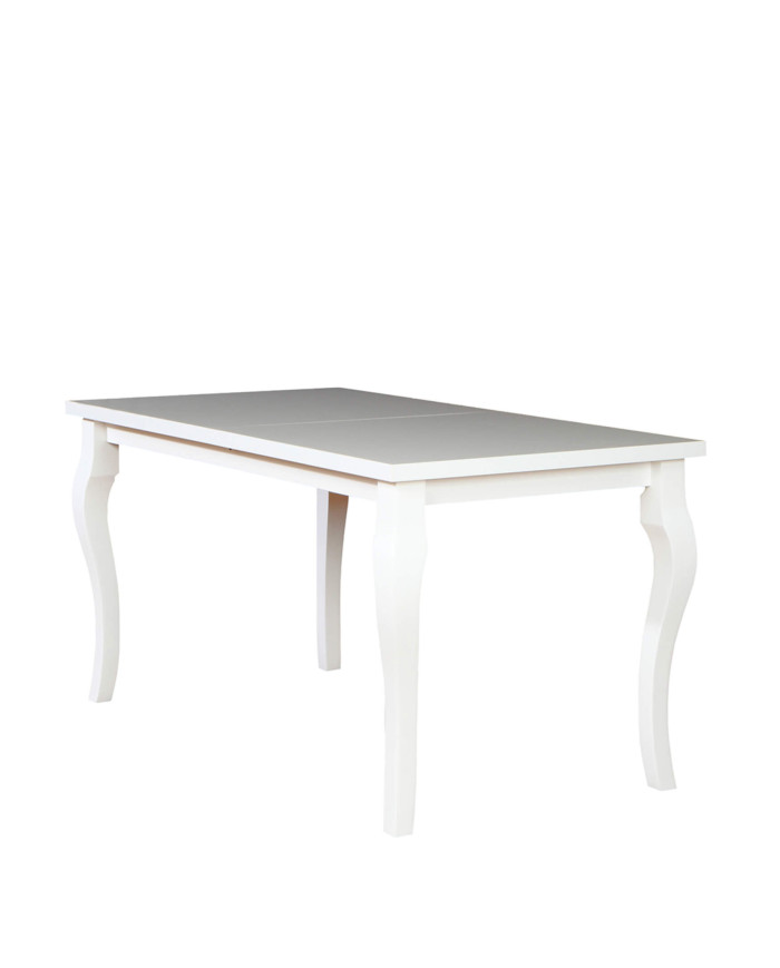 Stół nr 18 Laminat, prostokątny, rozkładany, drewniane nogi Magnat, 150-190/77/80 cm, FEMIX