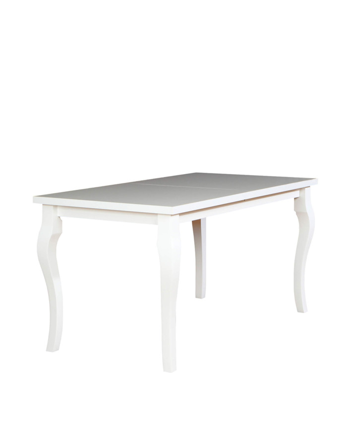 Stół nr 18 Laminat, prostokątny, rozkładany, drewniane nogi, 150-190/77/80 cm, FEMIX