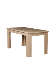 Stół nr 16 Suzi Laminat, prostokątny, rozkładany, płycinowe nogi, 150-190/77/80 cm, FEMIX