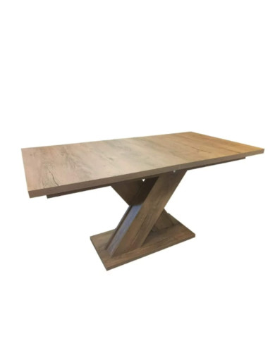 Stół nr 26 X Laminat, kolumnowy, prostokątny, rozkładany, 150-190/77/80 cm, FEMIX Stół nr 26 X Laminat, kolumnowy, prostokątny, rozkładany, 150-190/77/80 cm, FEMIX