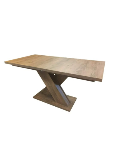 Stół nr 26 X Laminat, kolumnowy, prostokątny, rozkładany, 150-190/77/80 cm, FEMIX Stół nr 26 X Laminat, kolumnowy, prostokątny, rozkładany, 150-190/77/80 cm, FEMIX