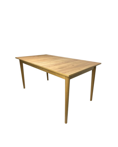 Stół nr 29 Rio Laminat, prostokątny, rozkładany, nogi drewniane okrągłe, 150-190/75/80 cm, FEMIX Stół nr 29 Rio Laminat, prostokątny, rozkładany, nogi drewniane okrągłe, 150-190/75/80 cm, FEMIX