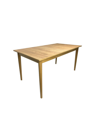 Stół nr 29 Rio Laminat, prostokątny, rozkładany, nogi drewniane okrągłe, 150-190/75/80 cm, FEMIX Stół nr 29 Rio Laminat, prostokątny, rozkładany, nogi drewniane okrągłe, 150-190/75/80 cm, FEMIX