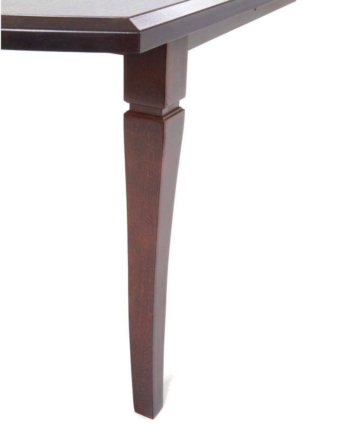 Stół Fryderyk, rozkładany, ciemny orzech, 160-240/90/74 cm