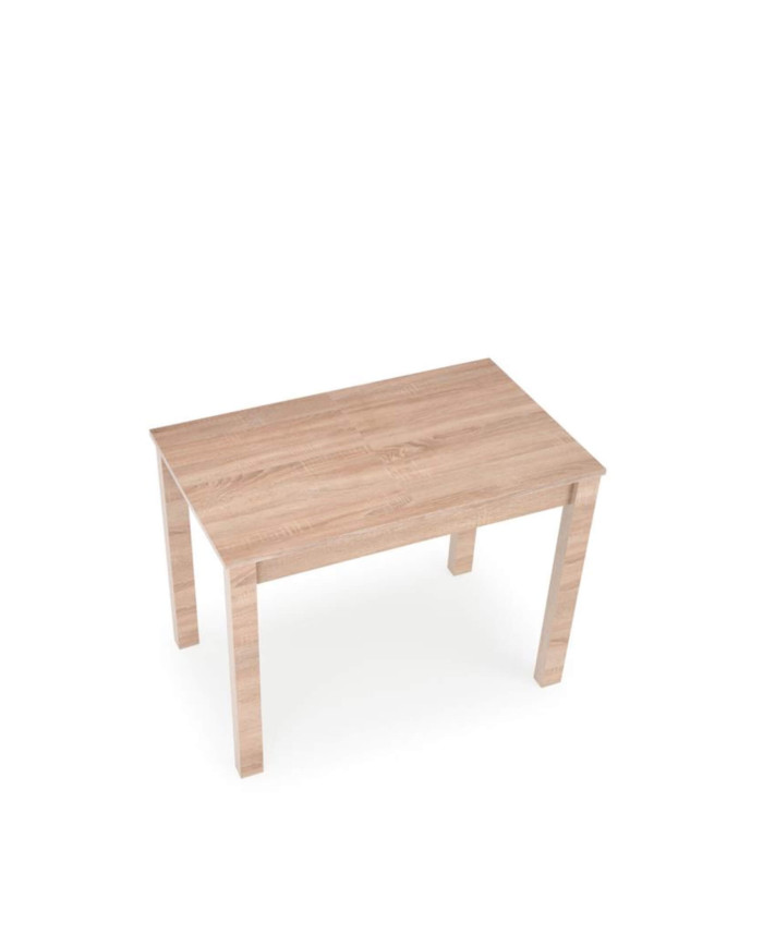 Stół Gino, rozkładany, dąb sonoma, 100-135/60/75 cm