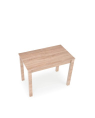 Stół Gino, rozkładany, dąb sonoma, 100-135/60/75 cm