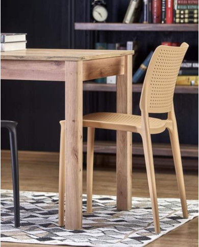 Stół prostokątny Ksawery, 120/68/76 cm, dąb craft, HALMAR Stół prostokątny Ksawery, 120/68/76 cm, dąb craft, HALMAR