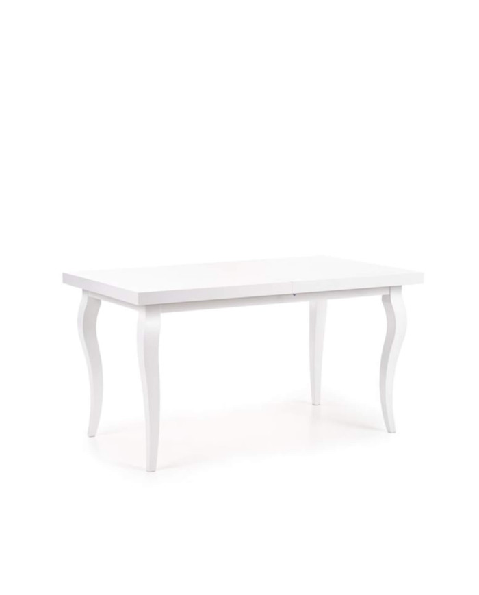 Stół Mozart, rozkładany, biały, 140-180/80/75 cm,