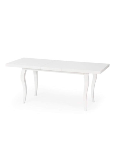 Stół prostokątny Mozart, rozkładany, 160-240/90/75 cm, biały, HALMAR Stół prostokątny Mozart, rozkładany, 160-240/90/75 cm, biały, HALMAR