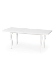 Stół Mozart, rozkładany, biały, 160-240/90/75 cm,