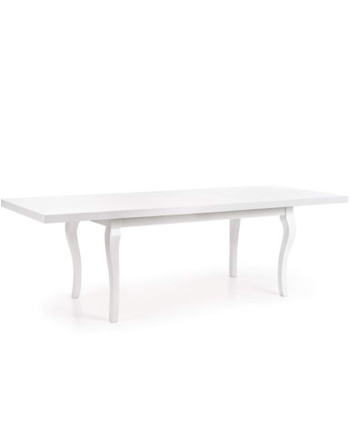 Stół prostokątny Mozart, rozkładany, 160-240/90/75 cm, biały, HALMAR Stół prostokątny Mozart, rozkładany, 160-240/90/75 cm, biały, HALMAR