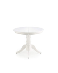 Stół William, biały, rozkładany, 90-124/90/75 cm