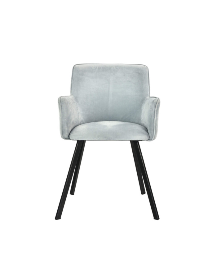 Krzesło Viki 1, metalowe, tapicerowane siedzisko i oparcie, Femix