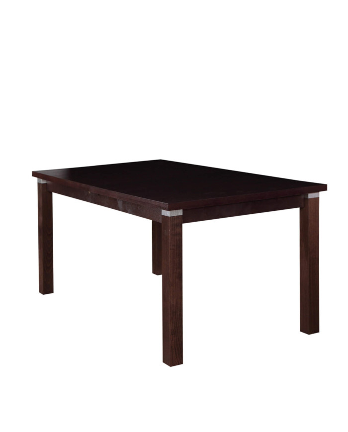 Zestaw stołowy nr 36, stół nr 8 Fornir, prostokątny, rozkładany, drewniane nogi, 140-180/77/80 cm, FEMIX