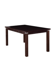 Zestaw stołowy nr 36, stół nr 8 Fornir, prostokątny, rozkładany, drewniane nogi, 140-180/77/80 cm, FEMIX