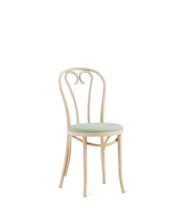 Krzesło A-16, gięte, tapicerowane siedzisko, FAMEG