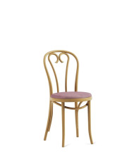 Krzesło A-16, gięte, tapicerowane siedzisko, FAMEG