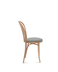 Krzesło A-18, gięte, tapicerowane siedzisko, FAMEG
