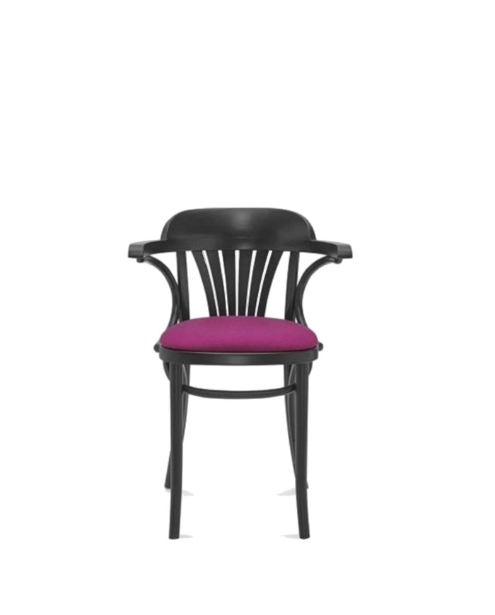 Krzesło z podłokietnikami B-165, tapicerowane siedzisko, FAMEG