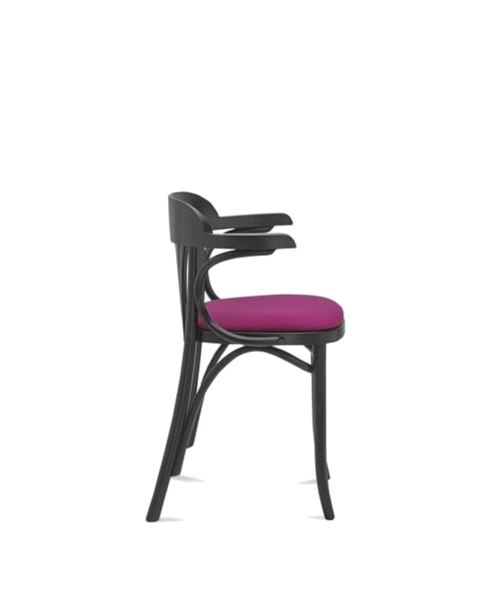 Krzesło z podłokietnikami B-165, tapicerowane siedzisko, FAMEG