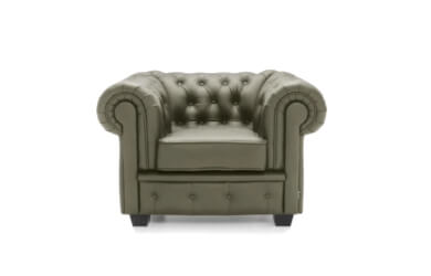 pikowany fotel do salonu i gabinetu Chesterfield 
