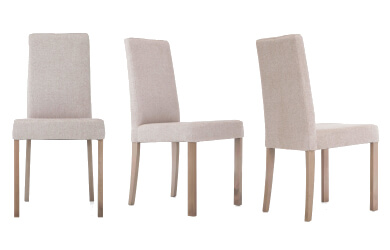 krzesła z tapicerowanym siedziskiem i oparciem do domu