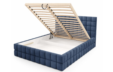 łóżko tapicerowane z pojemnikiem i stelażem Ardea