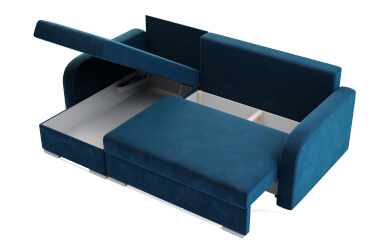 GRANATOWY NAROZNIK Z POJEMNIKIEM NA POSICEL I FUNKCJĄ SPANIA