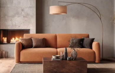 nowoczsna sofa z duża powierzchnią spania 160x200 cm i pojemniikiem na posciel