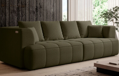 bigo sofa do salonu Albio z wysuwanym elektrycznie siedziskiem