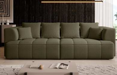 bigsofa Albio Wersal do salonu z wysuwanym elektrycznie siedziskiem