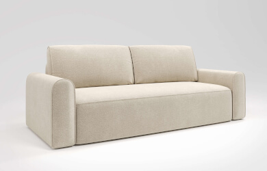 nowoczesna sofa do salonu rozkładana z pojemnikiem do salonu
