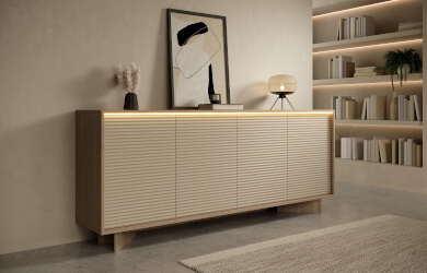 komoda z oświetleniem Semi