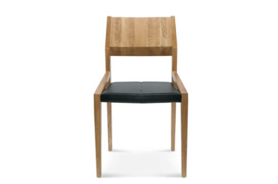 Minimalistyczne krzesła bez podłokietnika
