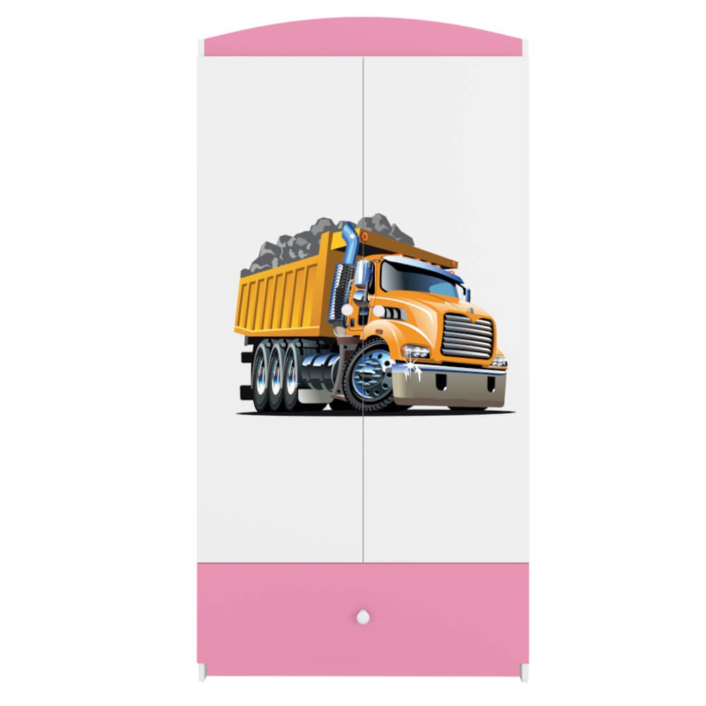 Dodatki w kolorze: różowym/ciężarówka