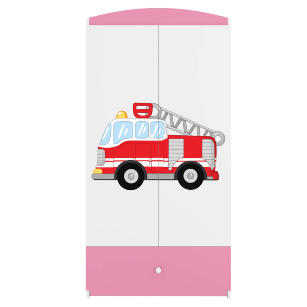 Dodatki w kolorze: różowym/straż pożarna