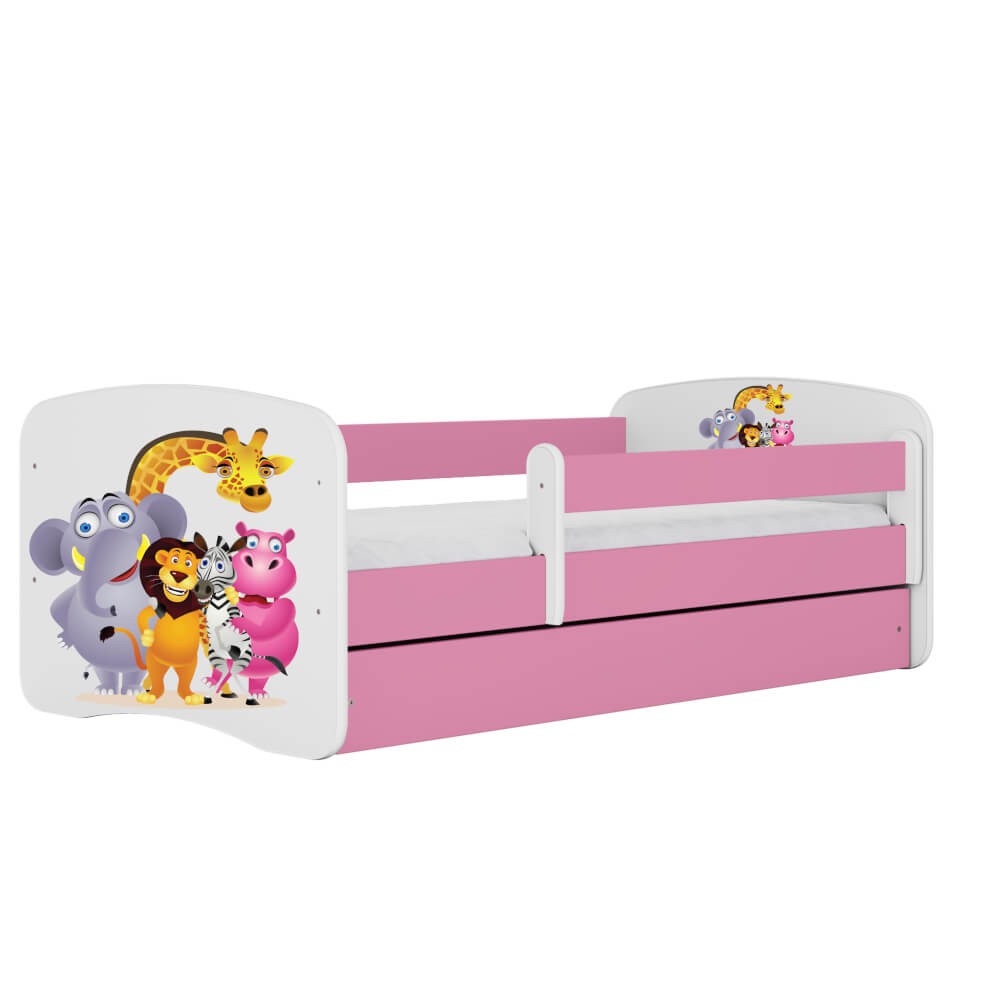 Dodatki w kolorze: różowym/łóżko zoo
