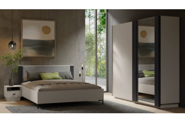 Kolekcja Allmo - kaszmir/ antracyt