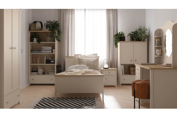 Kolekcja Story - beż piaskowy/ dąb vincenza bielona